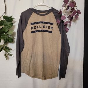 Men's Hollister Long Sleeve Logo T-Shirt